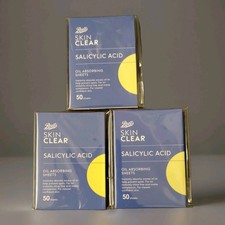 Boots Skin Clear Salicylic acid oil absorbing sheets X3