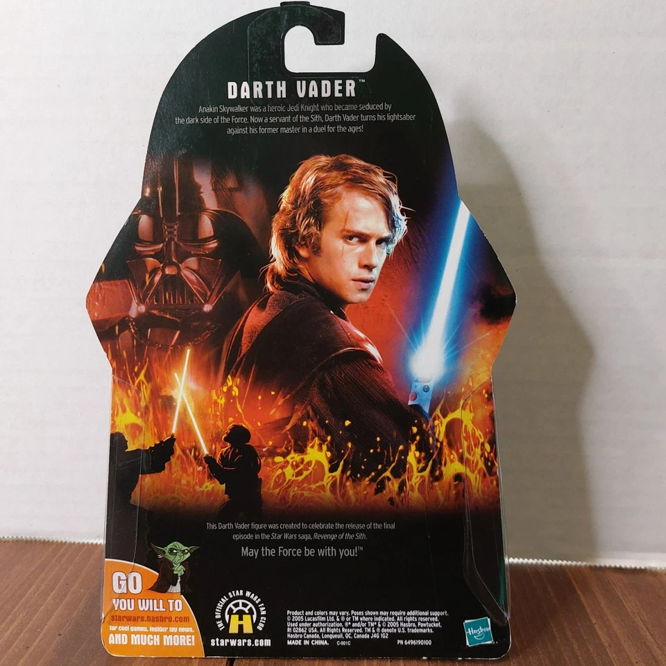 Star Wars ROTS Darth Vader Lava Reflection Figure 2005 Duel at Mustafar MOC - Image 2 of 2