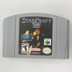 StarCraft 64 - Nintendo 64 (N64) Rare find Tested and working Vintage cartridge