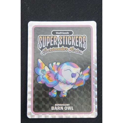 VeeFriends Super Stickers Spectacular Series Benevolent Barn Owl Holo Base