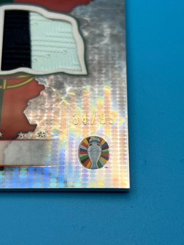 Parche automático Topps Pristine Road To UEFA EURO BRUNO FERNANDES 2023/99 Borders Foto 3 de 3