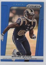 2013 Panini Prizm Wal-Mart Blue Prizm Brian Quick #196 0f8