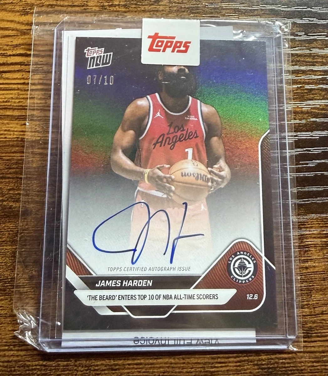 Topps James Harden Basketball Serial Numbered Sports Trading Cards
