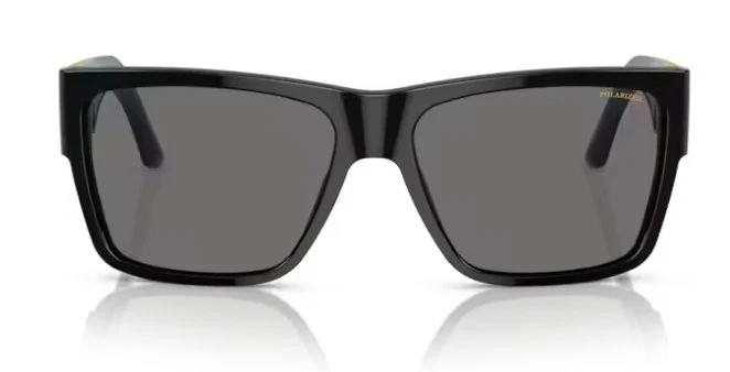 Gafas de sol Versace para hombre VE4296 GB1/81 negro/gris acetato polarizadas 59 mm Foto 3 de 4