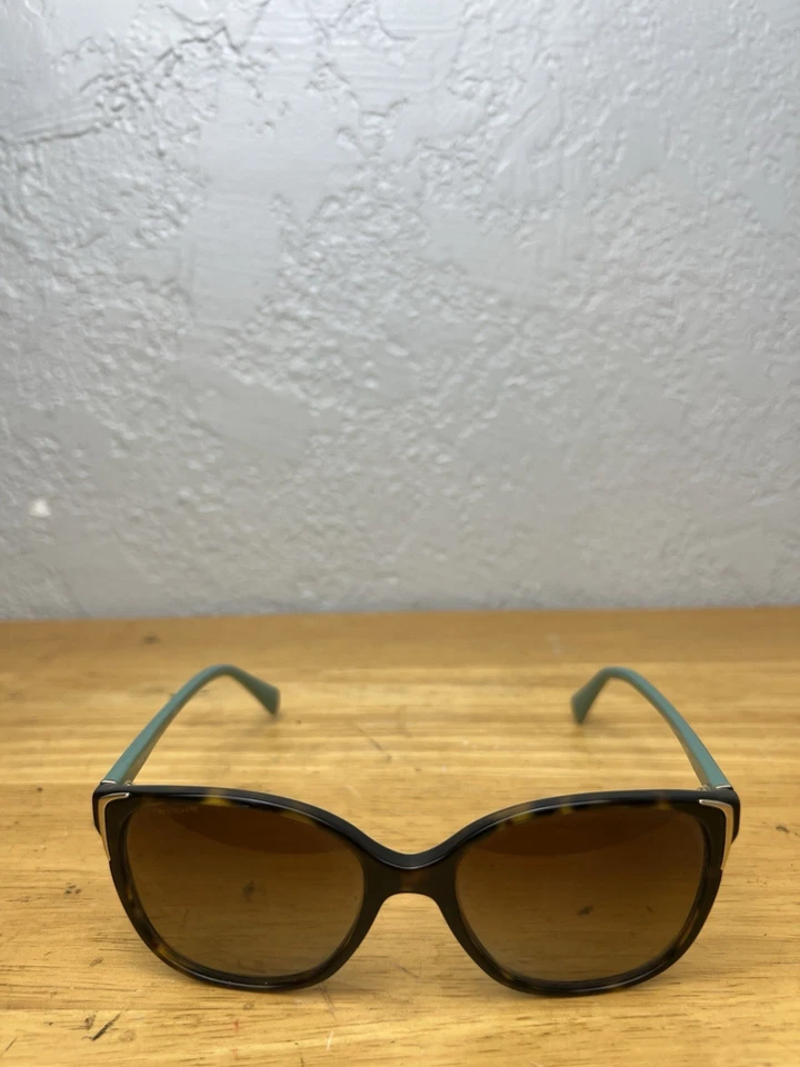 Gafas de sol Prada SPR 01O-A 2AU-1E0 verde tortuga marrón marcos 55-17 140 Italia Foto 2 de 4