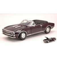 Chevrolet Camaro Ss 1967 Cabrio Borgogna 1:24 Motormax Auto Stradali -D- Neues M