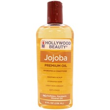 Hollywood Beauty Jojoba Hair Oil 8 Oz Case of 12