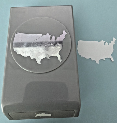 EK SUCCESS USA United States Nesting Punch - Works Great - 2.25" Shape Width