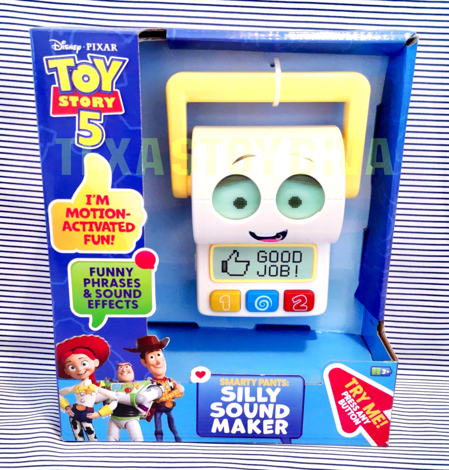 Disney Pixar Toy Story 5 Smarty Pants Silly Sound Maker Motion Activated Sounds