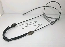 Arabian Show Horse Halter With Signed Silver Conches And Chain Beautiful 