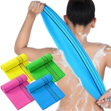 4pcs Exfoliating Body Back Scrubber   Korean Italy Style Long Bath Towel for Dea