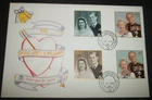 1997 GOLDEN WEDDING STUART FIRST DAY COVER - EDINBURGH CDS