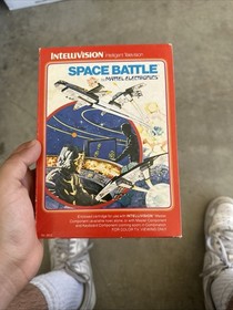 Space Battle Mattel Intellivision 1979 Video Game In Box Rare Tested Working VTG