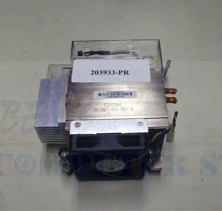 HP 381867-001 FoxConn Socket 775 Heatsink Fan Assembly - Picture 1 of 1