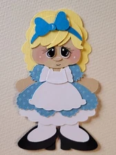 Alice in Wonderland, Alice. Scrapbook, Card making Paper Piecing