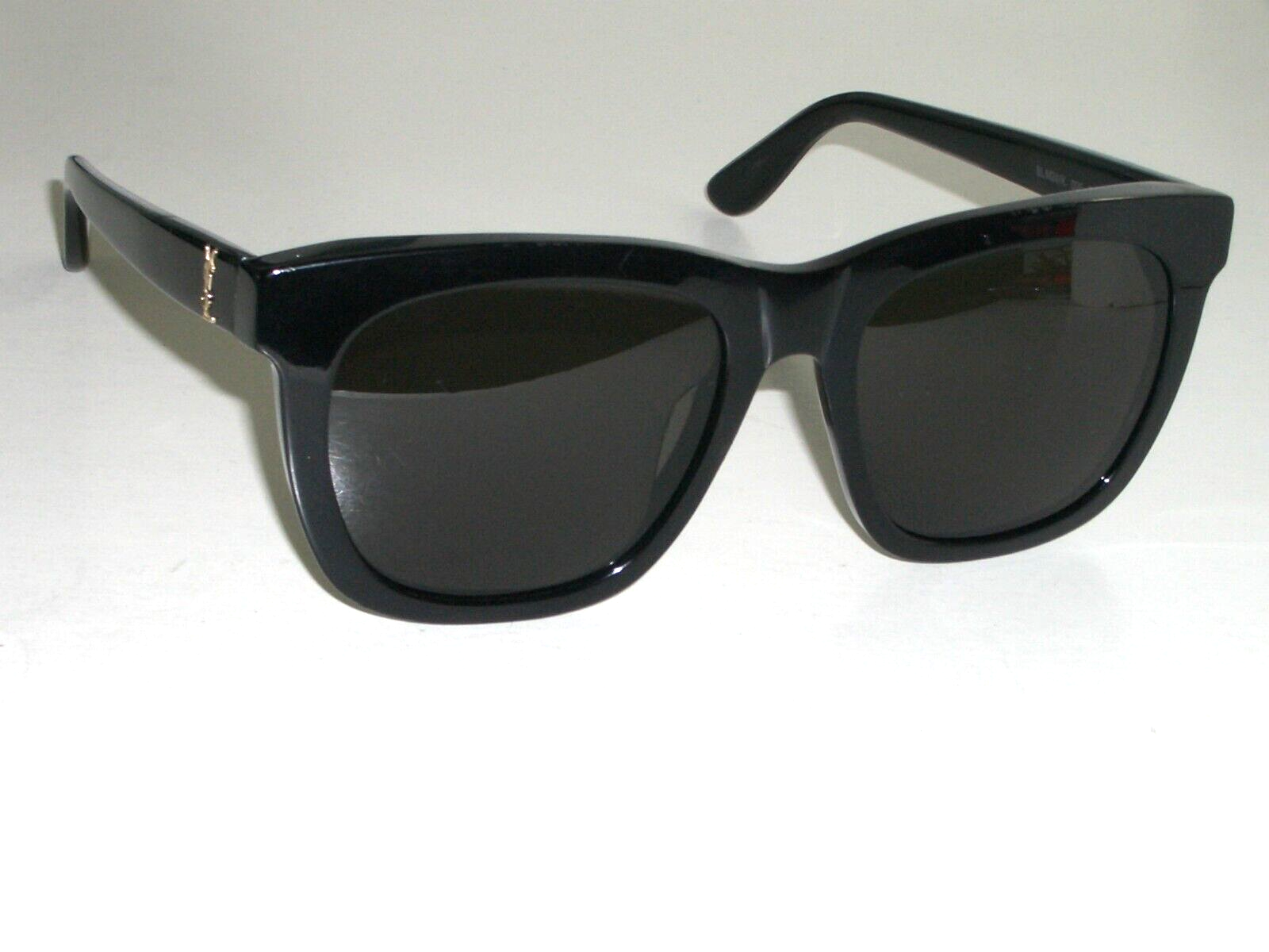 OCCHIALI DA SOLE SAINT LAURENT PARIS SL M24 K 005 55[]19 145 NERO LUCIDO GRIGIO