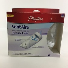 Playtex Vent Aire Bottle Set Bottom Vent Angled Design Naturalatch Reduce Colic