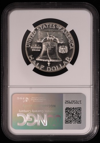 1960 PROOF Franklin Half Dollar 50c Certified by NGC PF66 - Picture 2 of 2