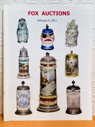 Fox Auctions Auction Catalogue Price Guide Beer Steins Plaques Feb 5 2011
