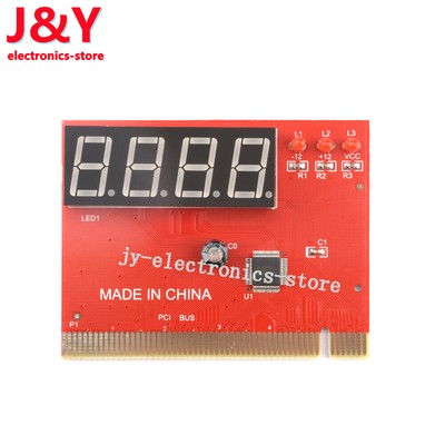 4-Digit PC Mainboard Motherboard Diagnostic Analyzer Tester Computer PCI Card
