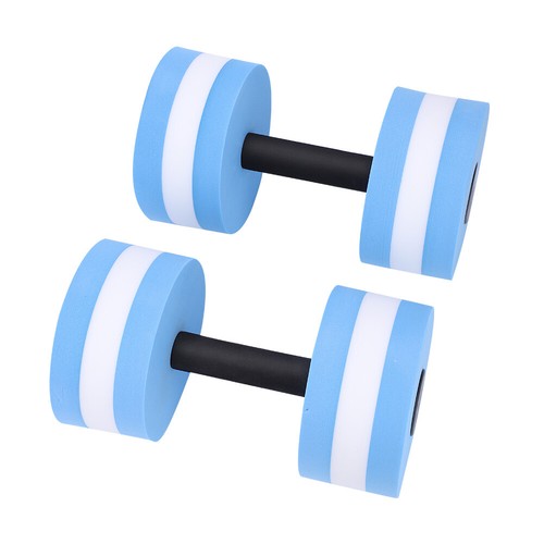 Fitness Dumbbell 1 Pair Foam Heavy Resistance Barbells Pool Barbell Float - Picture 4 of 11