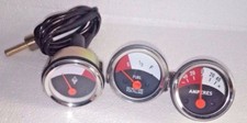 JOHN DEERE TRACTOR TEMPERATURE, FUEL, AMP GAUGE SET 1010 2010