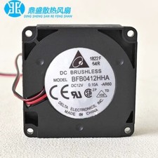 Delta BFB0412HHA 4010 12V 0.10A 2-Wire Dual Ball Cooling Fan