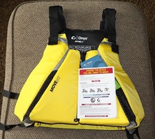 Onyx MoveVent Yellow Adult Life Jacket M/L Chest Size 36"-44"