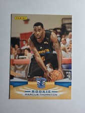 MARCUS THORNTON 2009-10 PANINI RC ROOKIE CARD BASKETBALL CARD # 341 D4597. rookie card picture