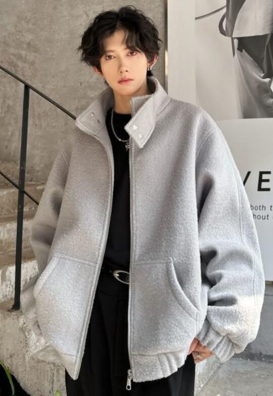 ジャケット・アウター CAEL handmade wool buckle short coat Camel Short Belted Wool Coat | Parallel