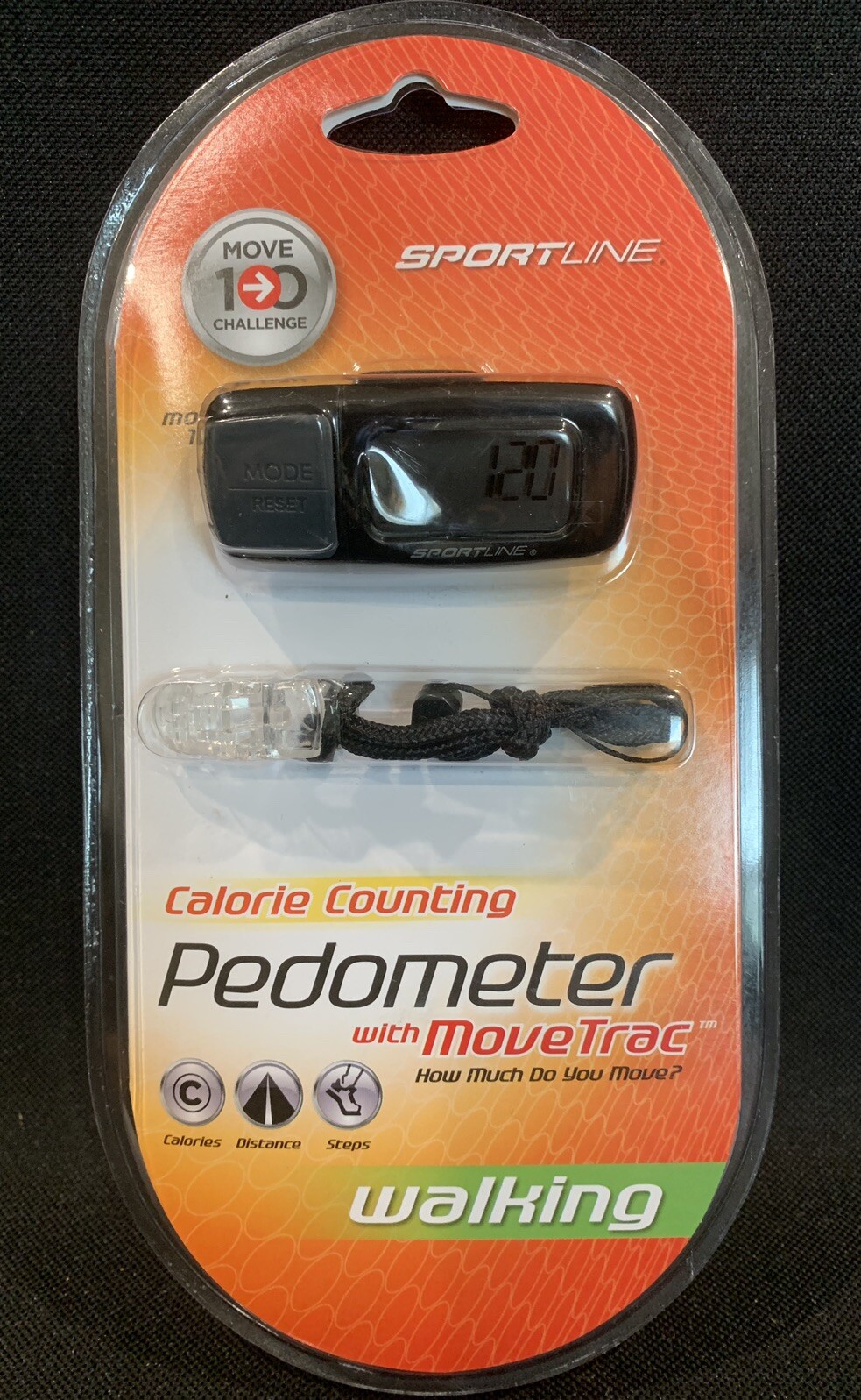 Sportline Pedometer Calorie Counting Step Track With MoveTrac Exercise Distance eBay