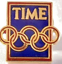 Olympics TIME Magazine Lapel Pin