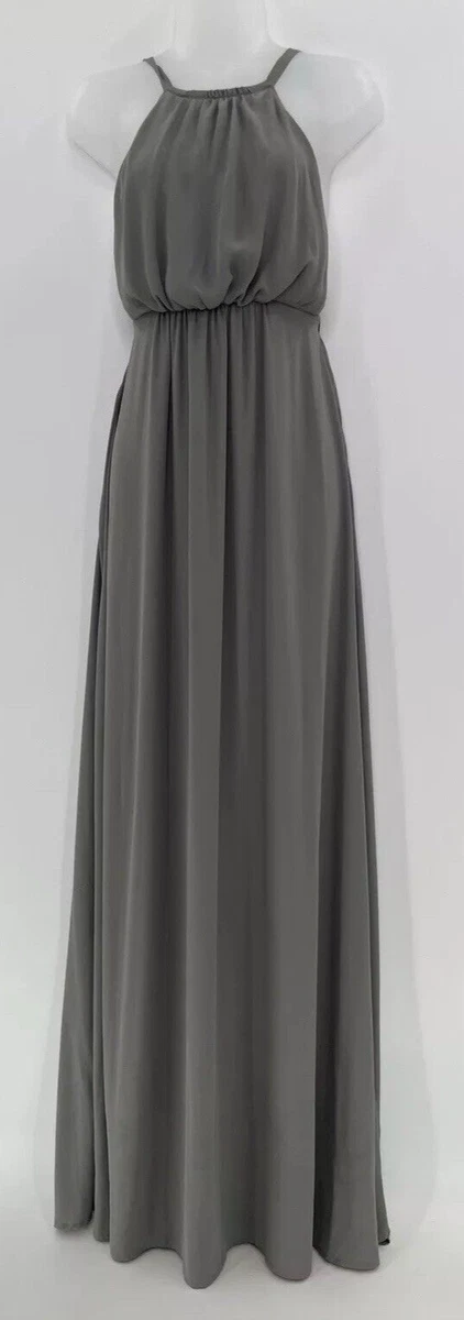 grey dresses for prom Silver And Gray Long V-neck Sparkly Beading Prom Dresses Women Dresses