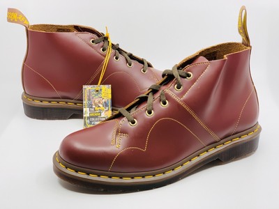 oxblood monkey boots