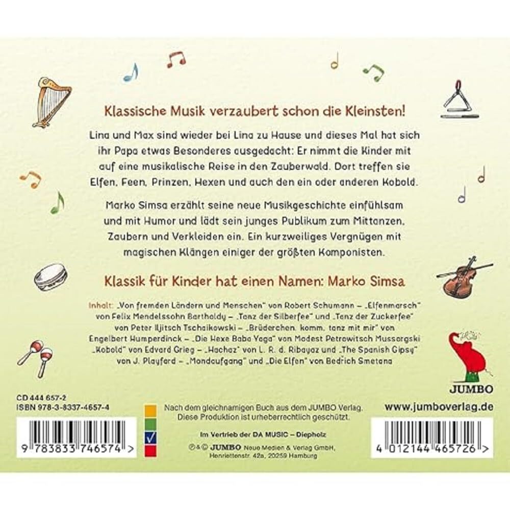 Simsa, Marko Klassik Für Kleine Ohren: Fantastische Märchenwelt (CD)