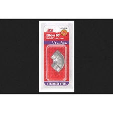 Smith-Cooper 1/8 in. FPT x 1/8 in. Dia. FPT Stainless Steel 90 Degree Elbow