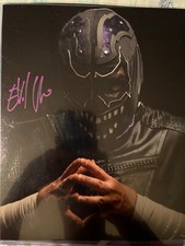 EVIL UNO SIGNED 8X10 PHOTO AEW WRESTLING DARK ORDER DYNAMITE RAMPAGE AUTO