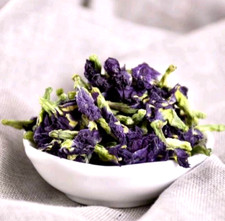 100G Blue Butterfly Pea Flowers Tea Naturally Produced Premium Dried Flowers