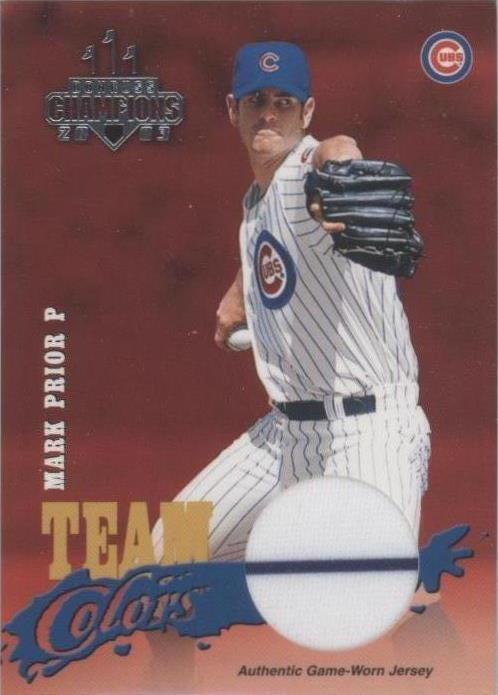 2003 Donruss Champions - Team Colors Mark Prior #TC-7 Materials /200 ...