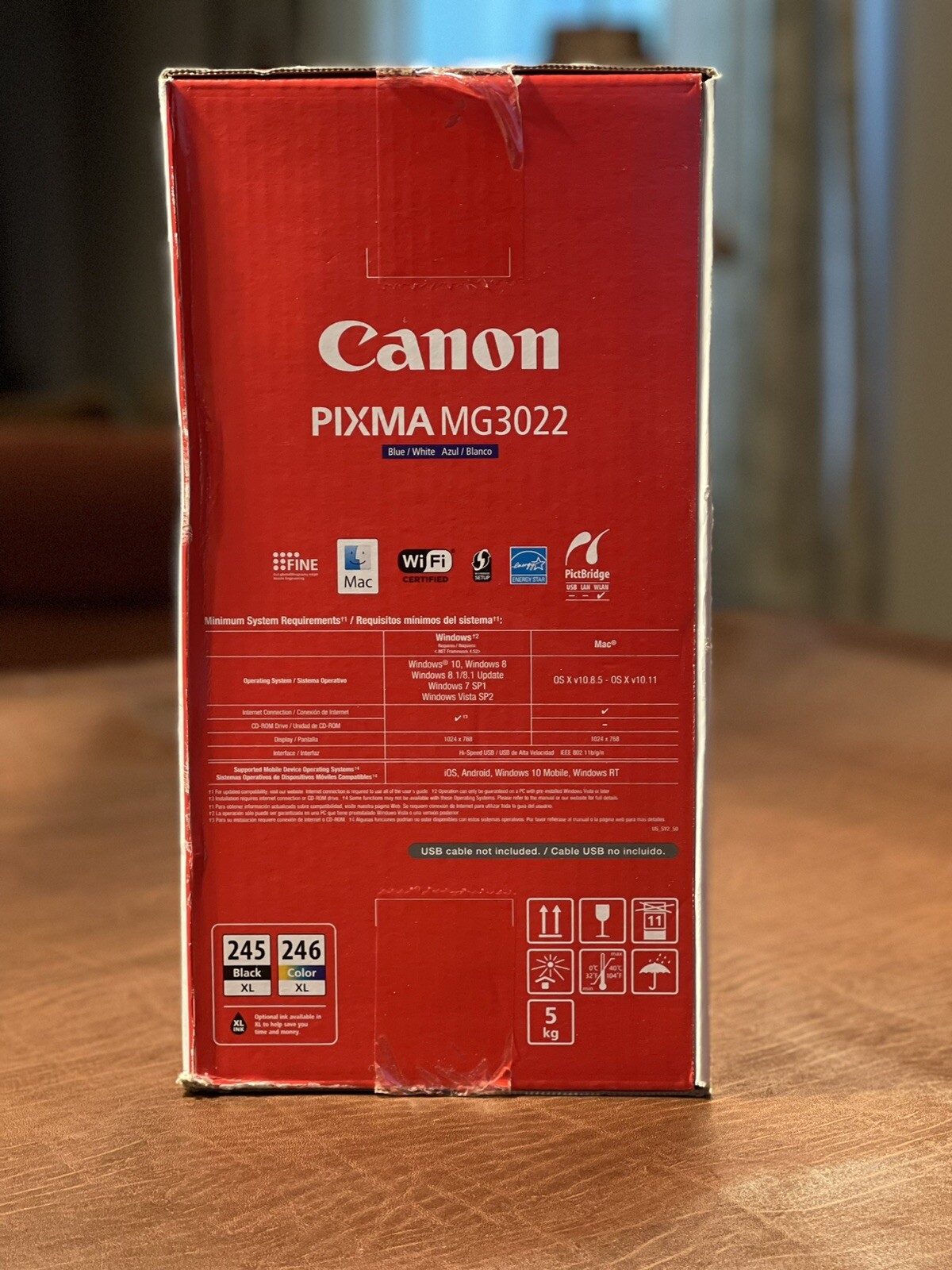 Canon Pixma Mg3022 Wireless Allinone Inkjet Printer Scanner for sale