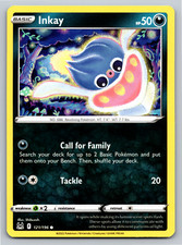 Inkay 121/196 Common Lost Origin Pokemon Card - NM Near Mint