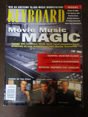 KEYBOARD MAGAZINE APRIL 1999 HARRY GREGSON WILLIAMS HANS ZIMMER JEFF RONA MUSIC