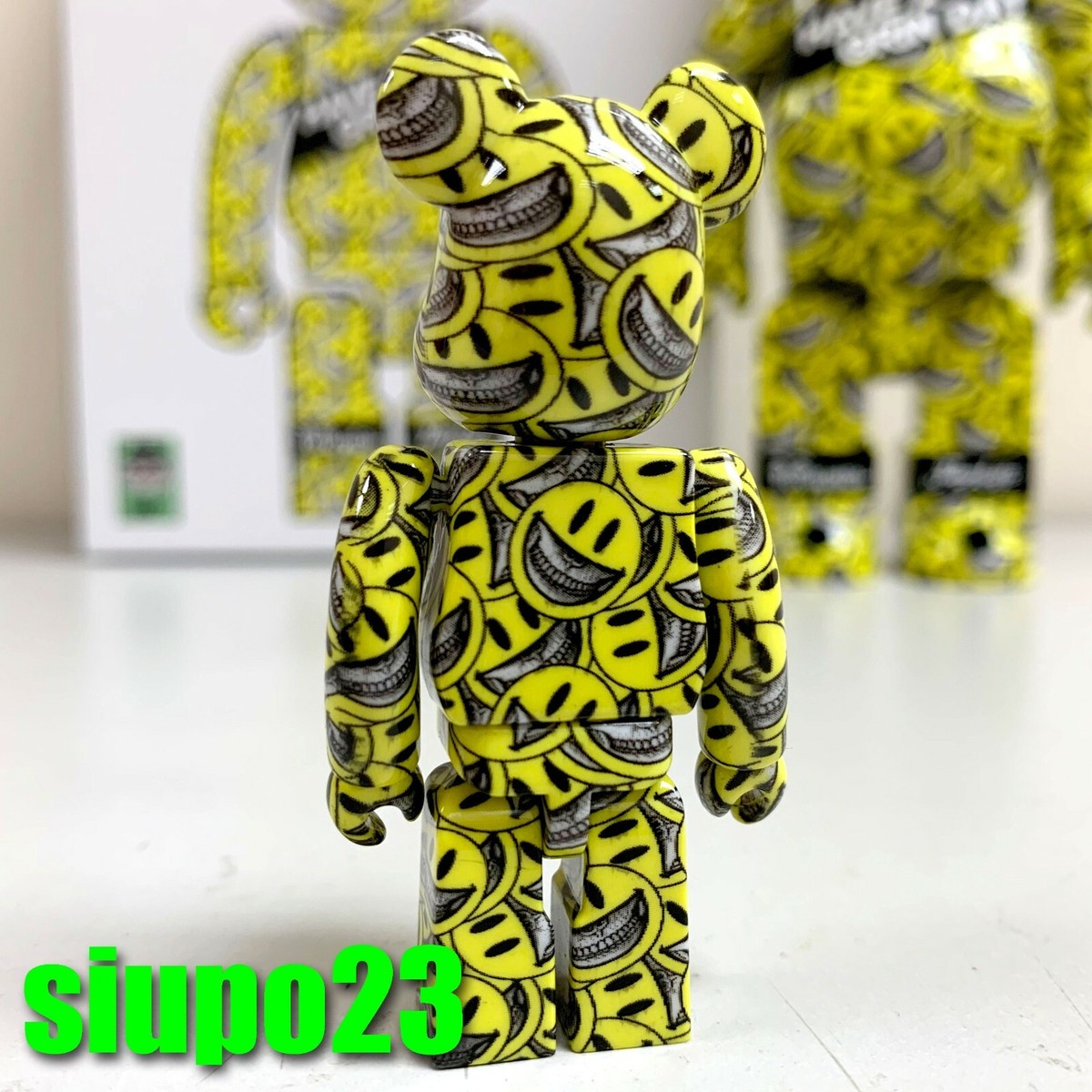 その他 BE@RBRICK - BE@RBRICK RON ENGLISH 100% &amp; 400% Bearbrick x Ron English 100% & 400% Set Blue - US