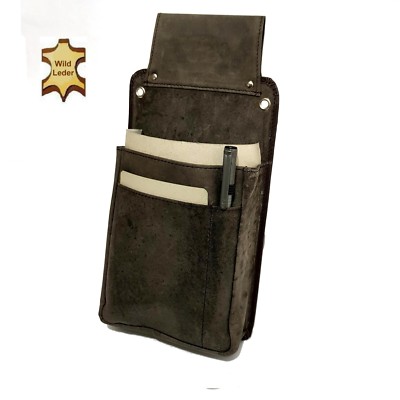 Profi Wild Leder Kellnerholster Bedienungs Holster Kellnertasche Geldbeutel Bag