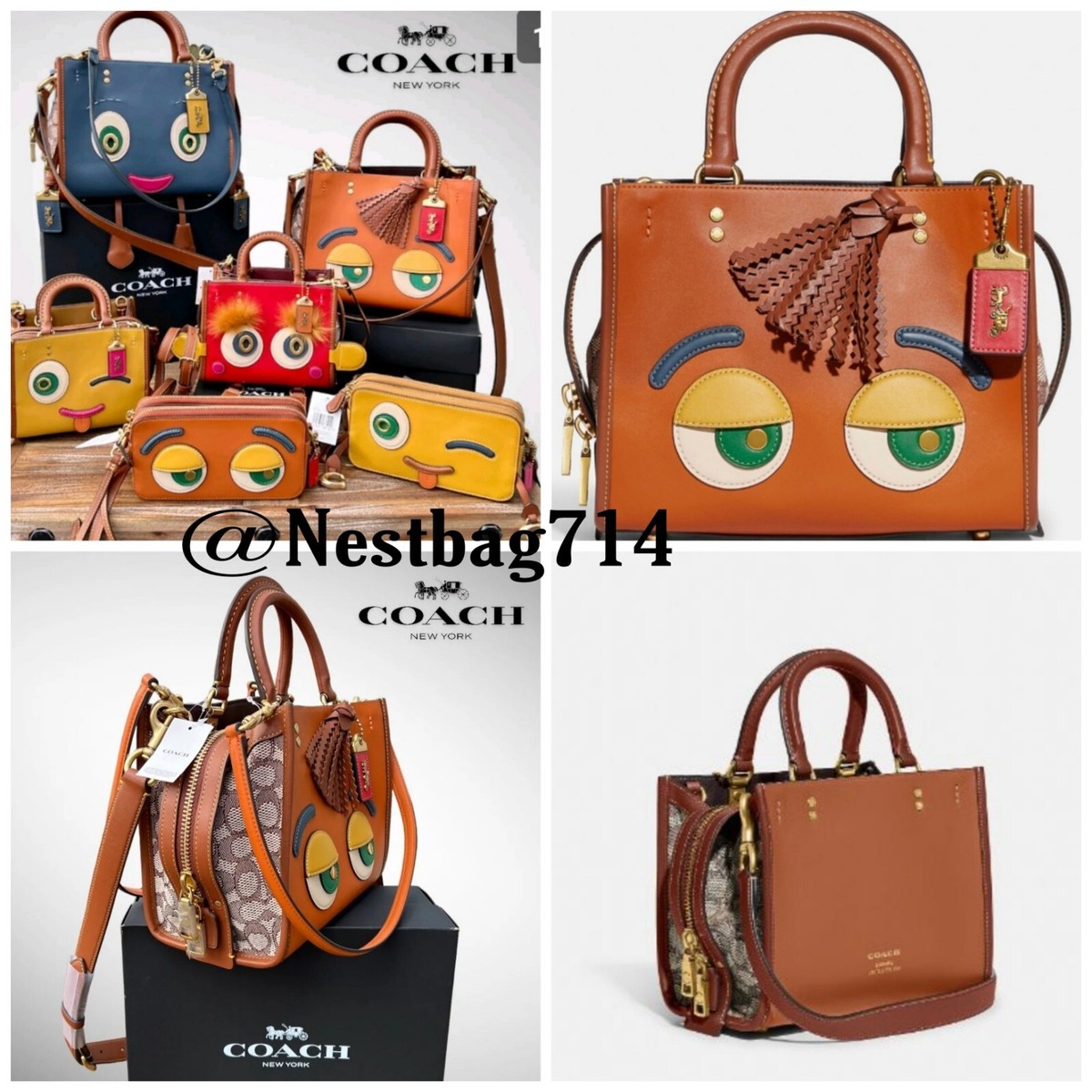 Coach Rogue 25 Dreamie Women's Top Handle Bag - Brown (CC396) for