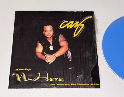 CAZ N-HERE PROMO CD 2002 GLASSHOUSE RECORDS RAS KASS RAP HIPHOP