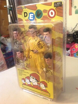 RARE SIGNED! NECA DEVO Action Figure Set with Interchangeable