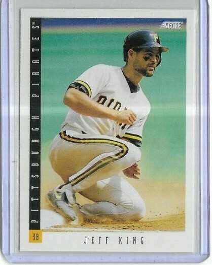 1993 Score #159 Jeff King Pittsburgh Pirates
