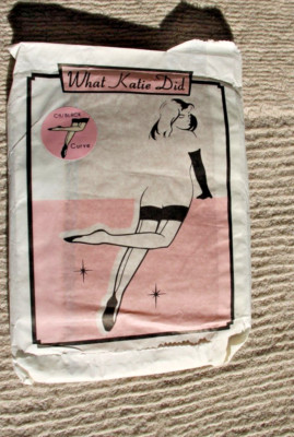 What Katie Did Glamour Nahtstrümpfe, Champagner/Schwarz, Curve. Neu in Verpackung