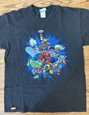 Vintage Y2K Marvel Comics x Universal Studios Hollywood T-Shirt Size Large